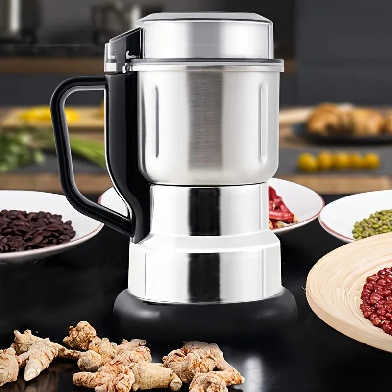 High Power Electric Coffee Grinder Kitchen Cereal Nuts Beans Spices Grains Grinder Machine Multifunctional Home Coffee Grinder